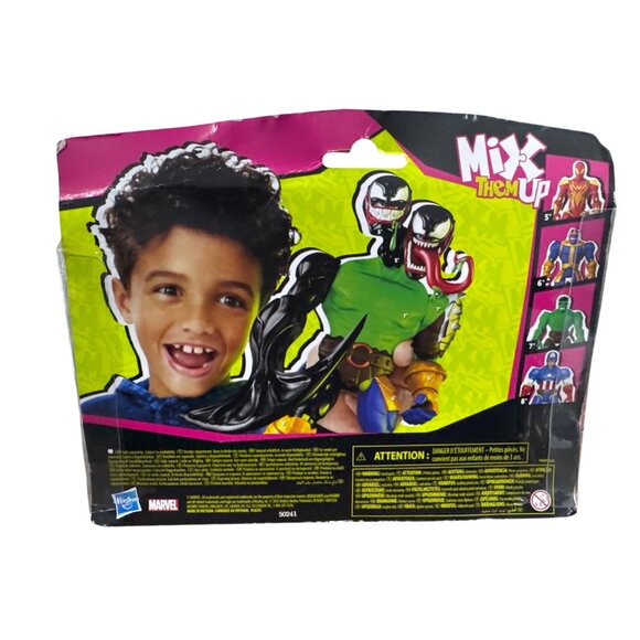 Marvel Mix Mashers Venom Action Figure Set For Ages 4+ By Hasbro - Picture 4 of 6